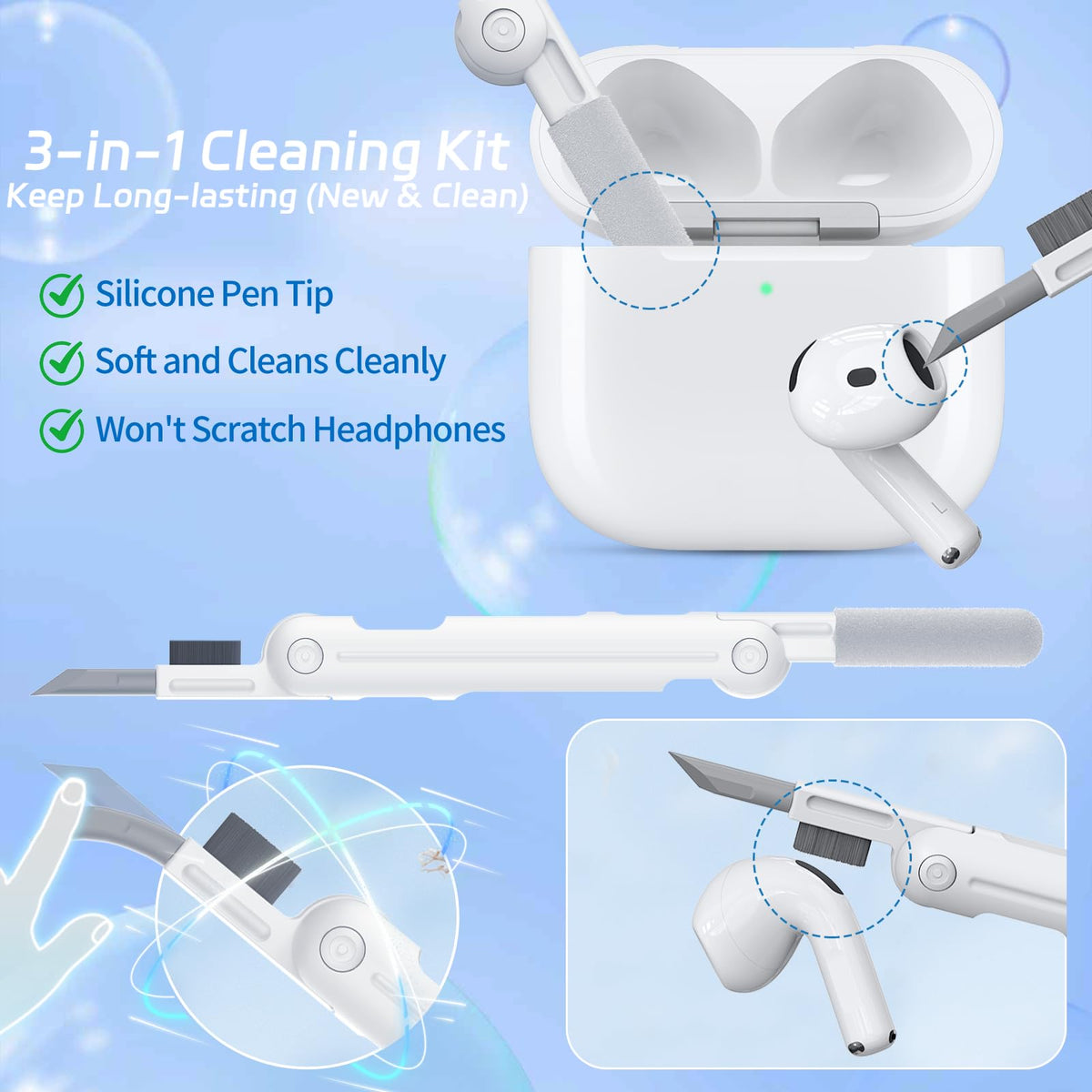 Ekoonpft AirPods 4 case provides drop protection for everyday use.