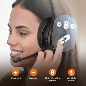 EKSA H1 versatile headset for phone, PC, and home office.