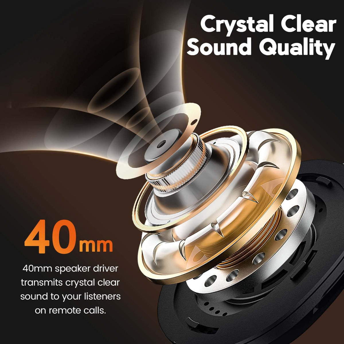 EKSA ultra-large soft earmuffs provide all-day comfort.