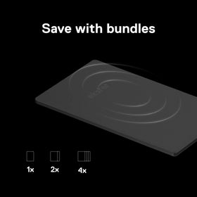 Ekster Finder Card supports Siri voice control for hands-free tracking.