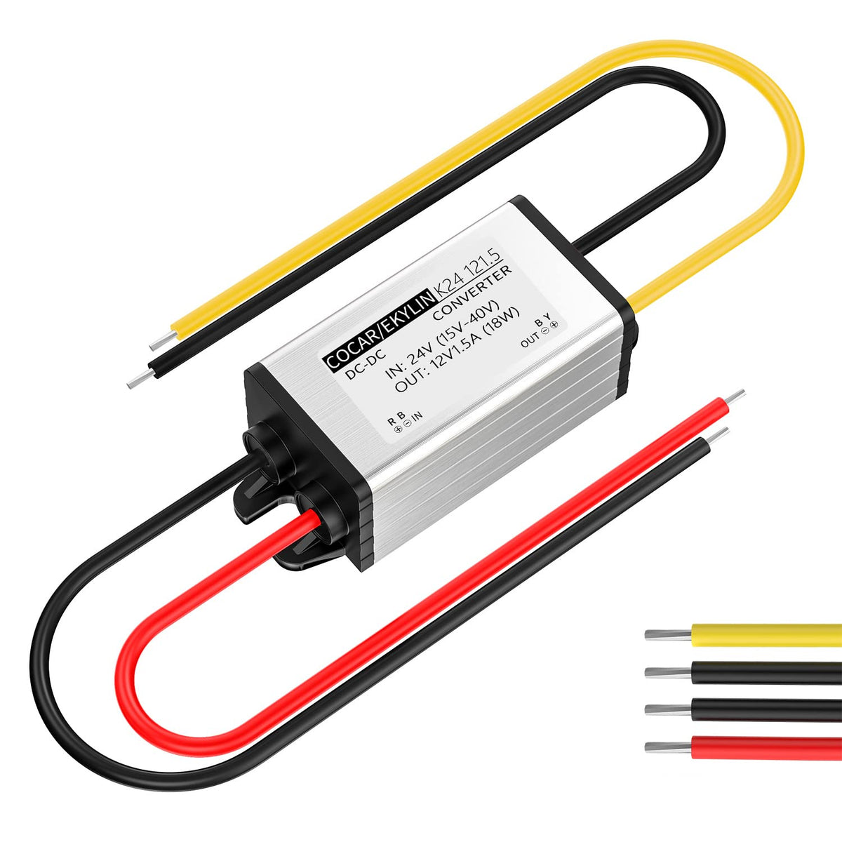 EKYLIN truck DC-24V to DC-12V step-down converter viewed for vehicle power