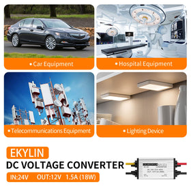 EKYLIN waterproof alloy housing protecting the converter outdoors