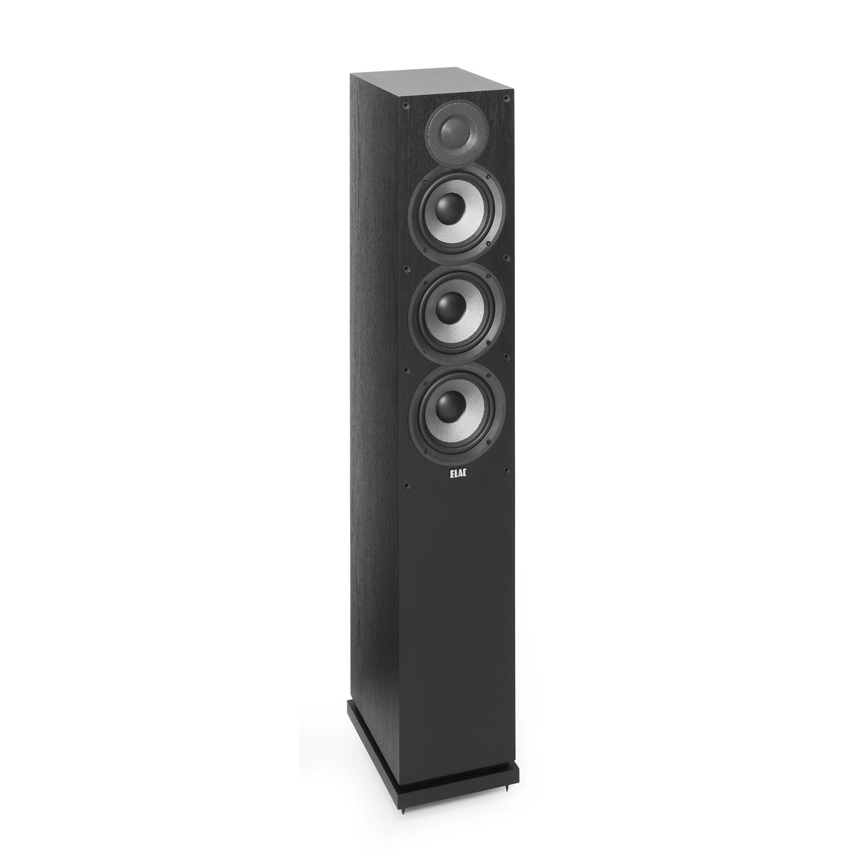 ELAC Debut 2.0 F5.2 front view shows floorstanding form and height for immersive listening