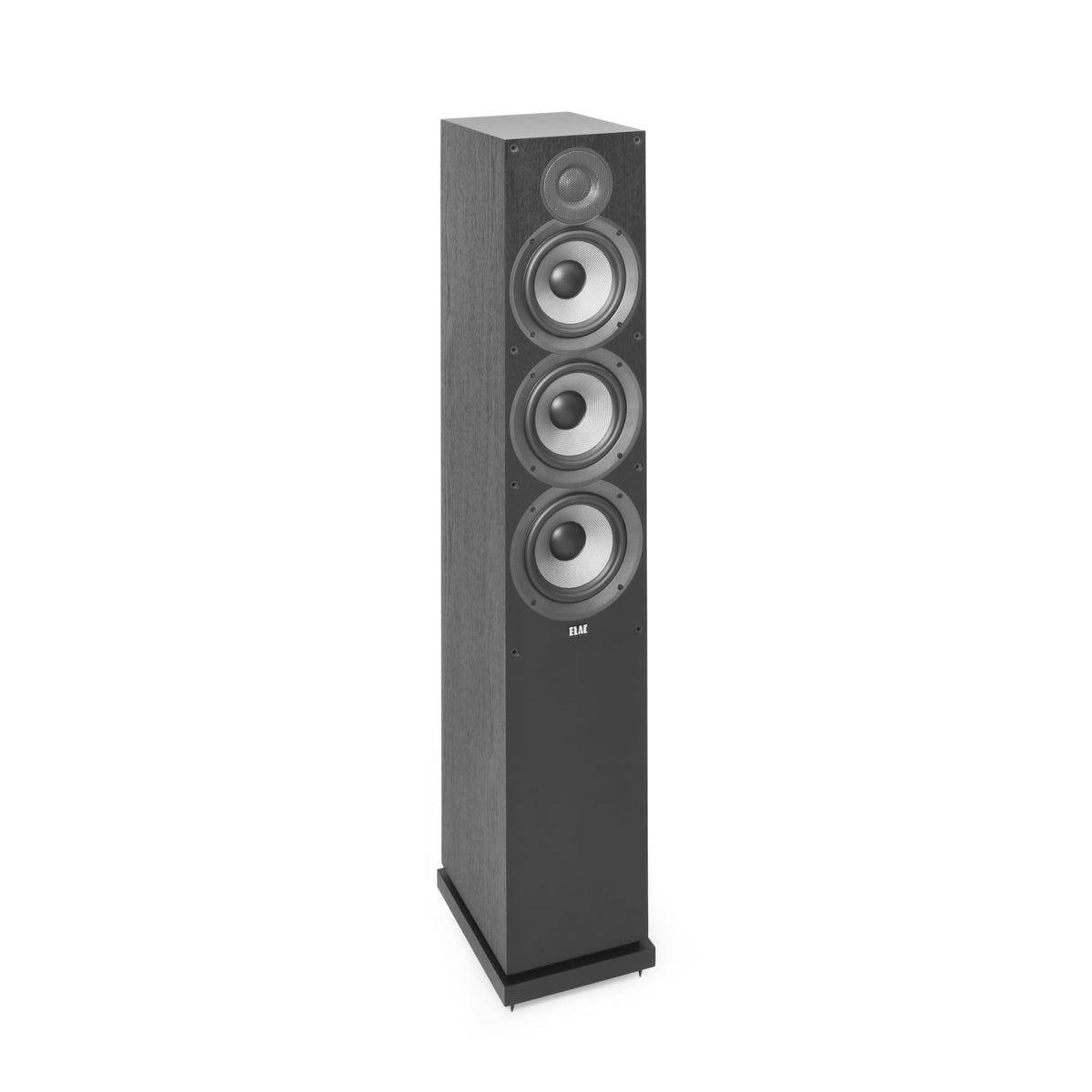 ELAC Debut 2.0 F6.2 front view shows bold floorstanding design for room-filling sound
