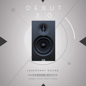 ELAC Debut 3.0 DB53-WN bass reflex design broadens the listening sweet spot.