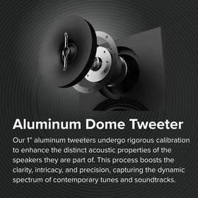 ELAC Debut 3.0 DC63-WN rear-port highlights bass reflex for flexible placement.