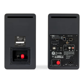 ELAC Debut ConneX includes cables and remote for quick setup.