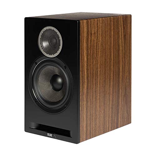 ELAC Debut Reference B6.2 cast woofer close-up showing stiff chassis and reduced resonances.