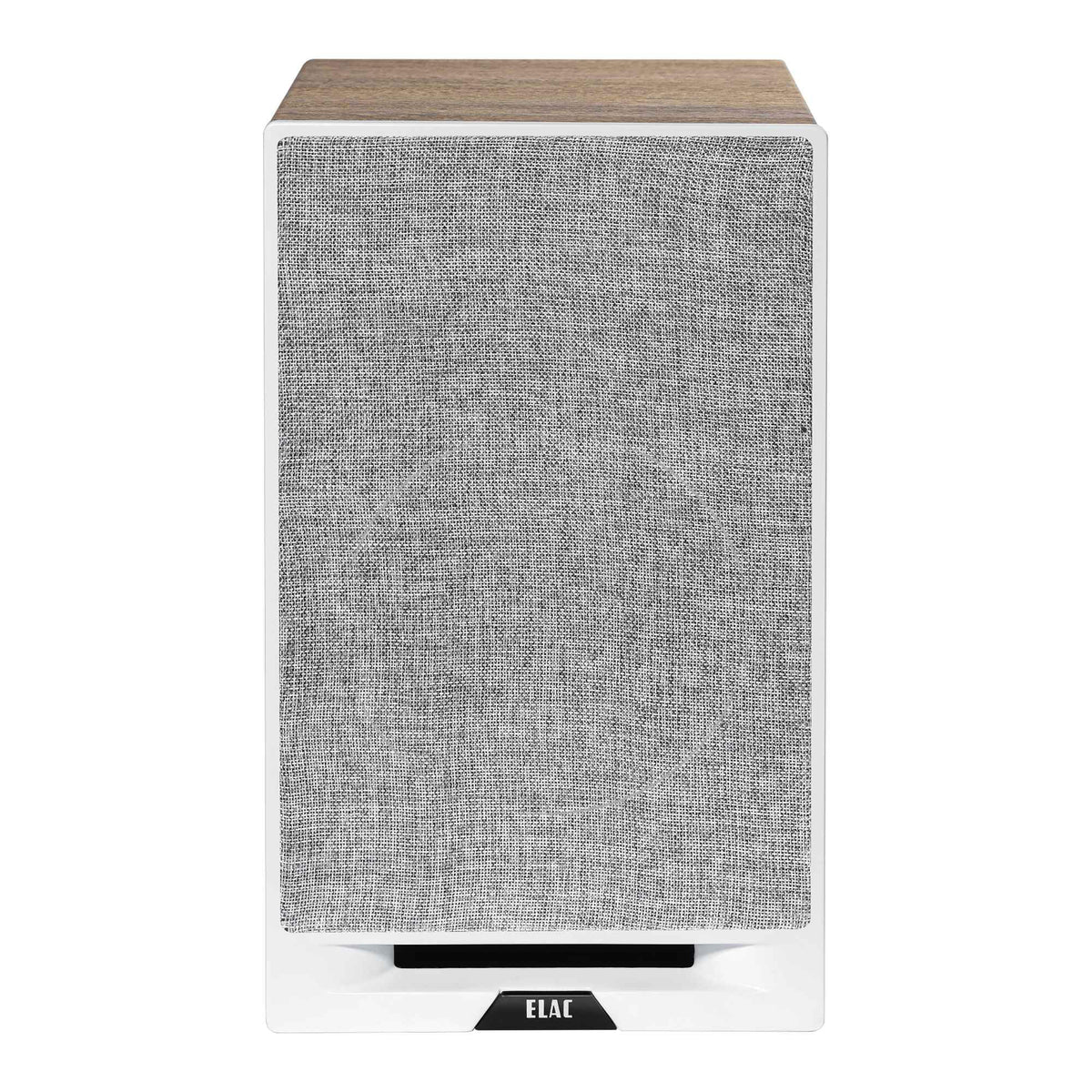 ELAC Debut Reference B6.2 grille detail shows refined design for cleaner highs.