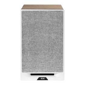 ELAC Debut Reference B6.2 grille detail shows refined design for cleaner highs.