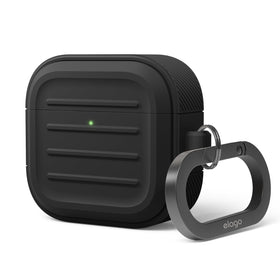 elago Armor AirPods 4 case front view, rugged protection for daily use