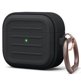 elago front view of black Armor Case showing slim protective fit and style