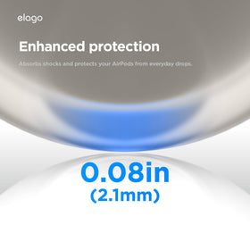elago Armor Case held in hand demonstrating slim profile and pocket-friendly portability by elago