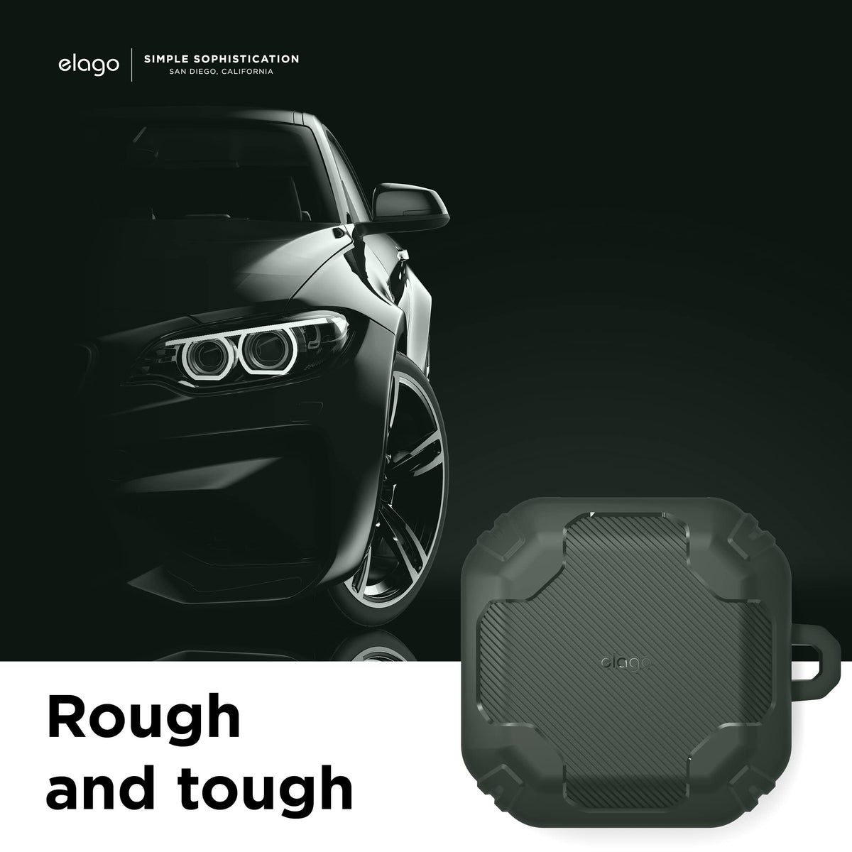 elago in-hand showing scale and comfortable everyday handling