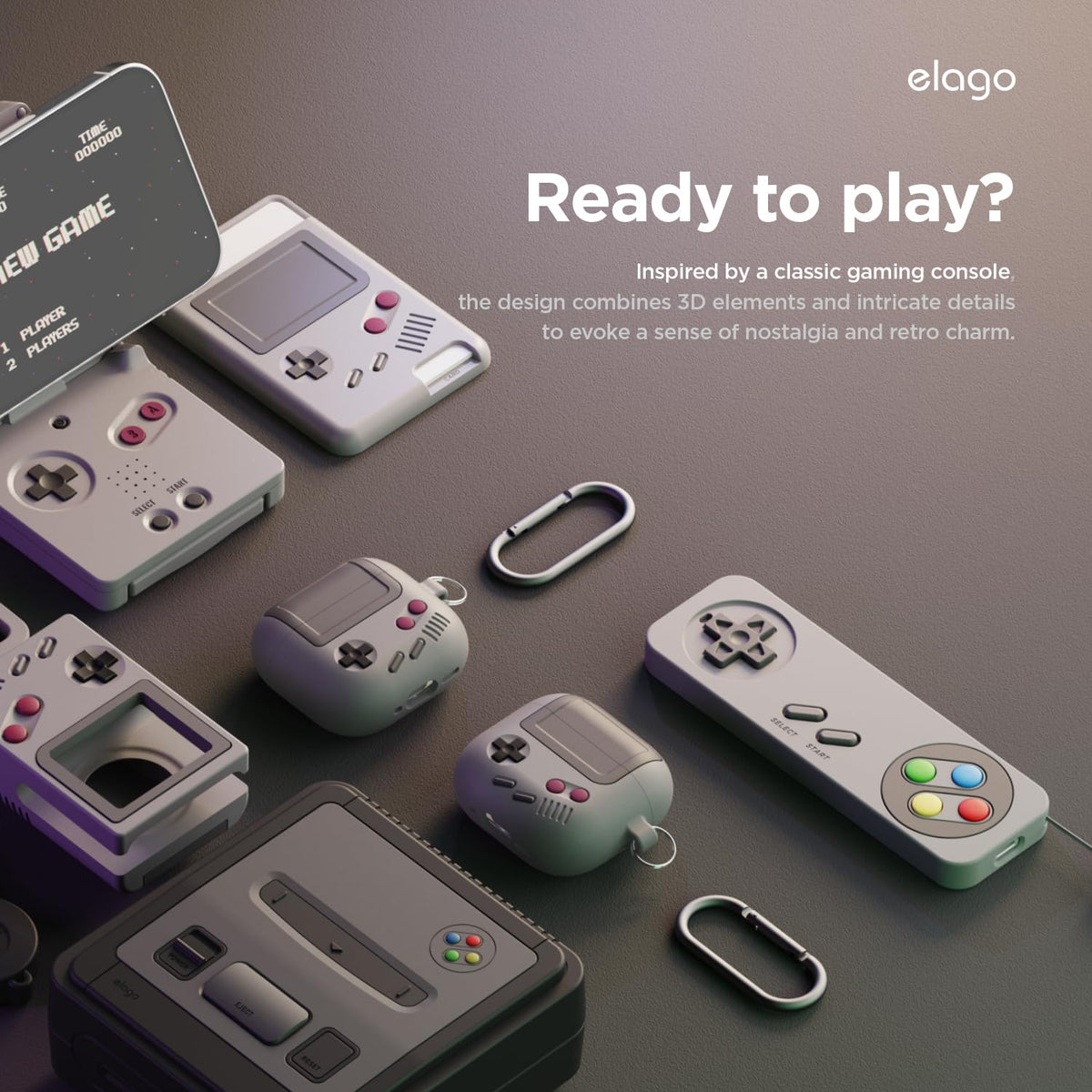 elago AW5 close-up of silicone texture showing durable grip and shock absorption