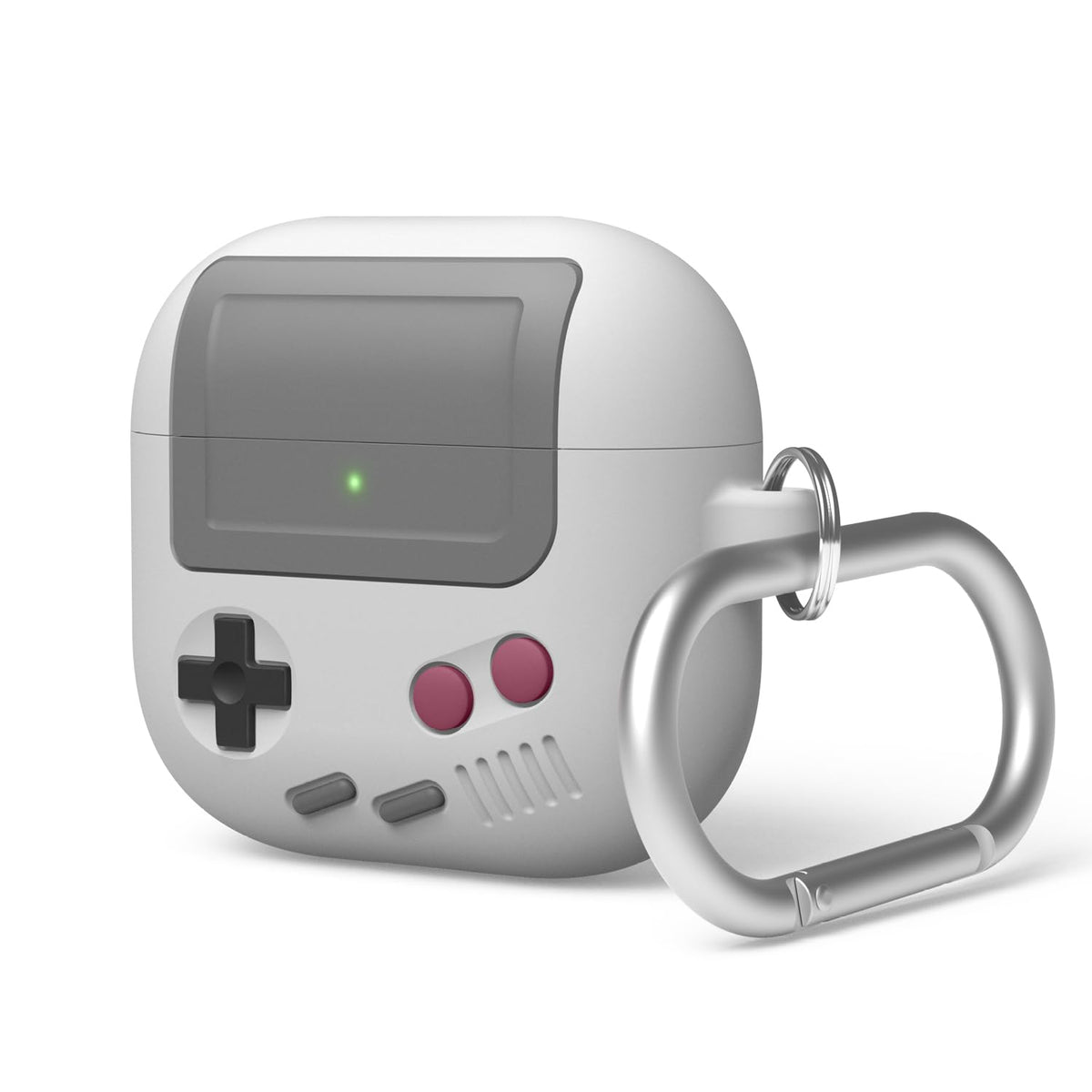 elago AW5 front view showing retro design and light grey color for stylish protection