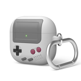 elago AW5 front view showing retro design and light grey color for stylish protection
