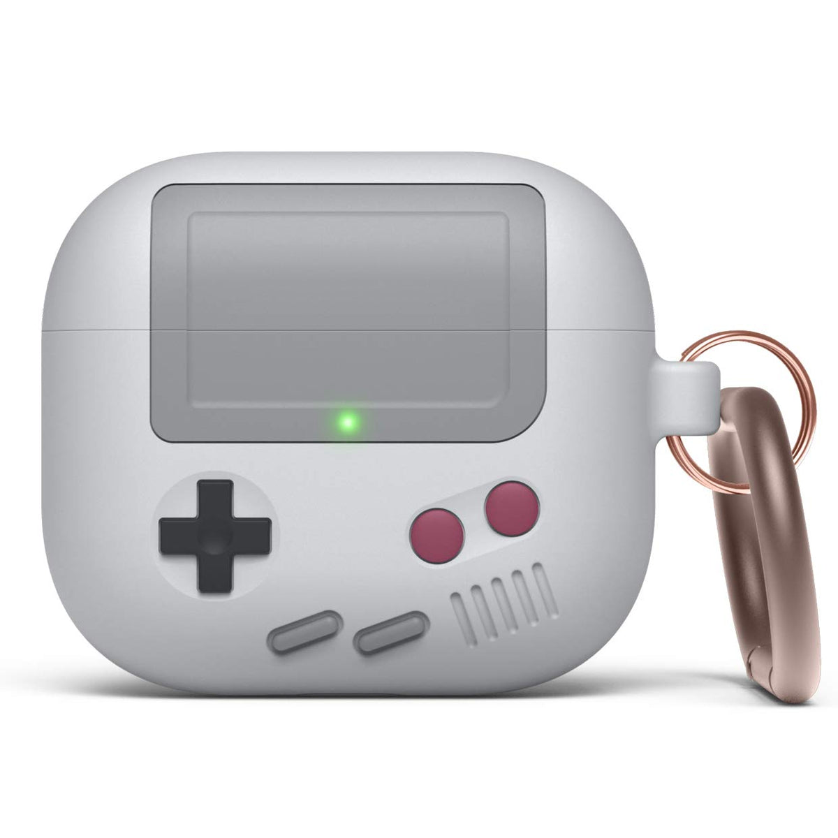 elago AW5 front view showing retro console design and protective fit