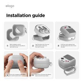 elago AW5 Galaxy Buds 4 Pro compatibility with protective shell ensures secure fit.