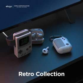 elago AW5 open lid showing snug AirPods 3 fit and easy access