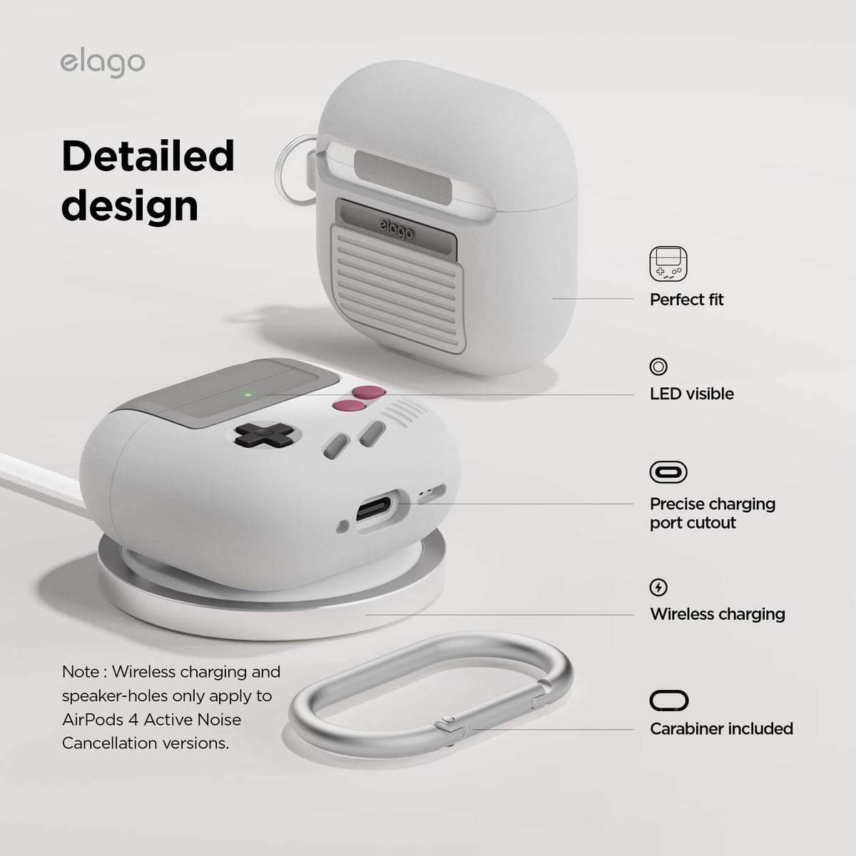 elago AW5 held in hand to show compact size and easy portability