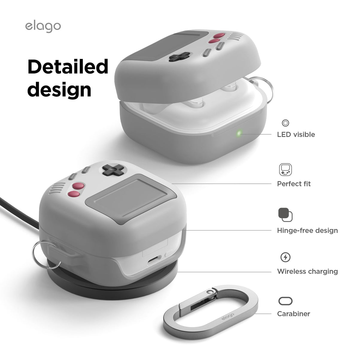 elago AW5 Slim pocket profile fits easily in pockets or bags.