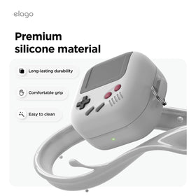 elago AW5 Wireless charging cutouts keep the light visible while charging.