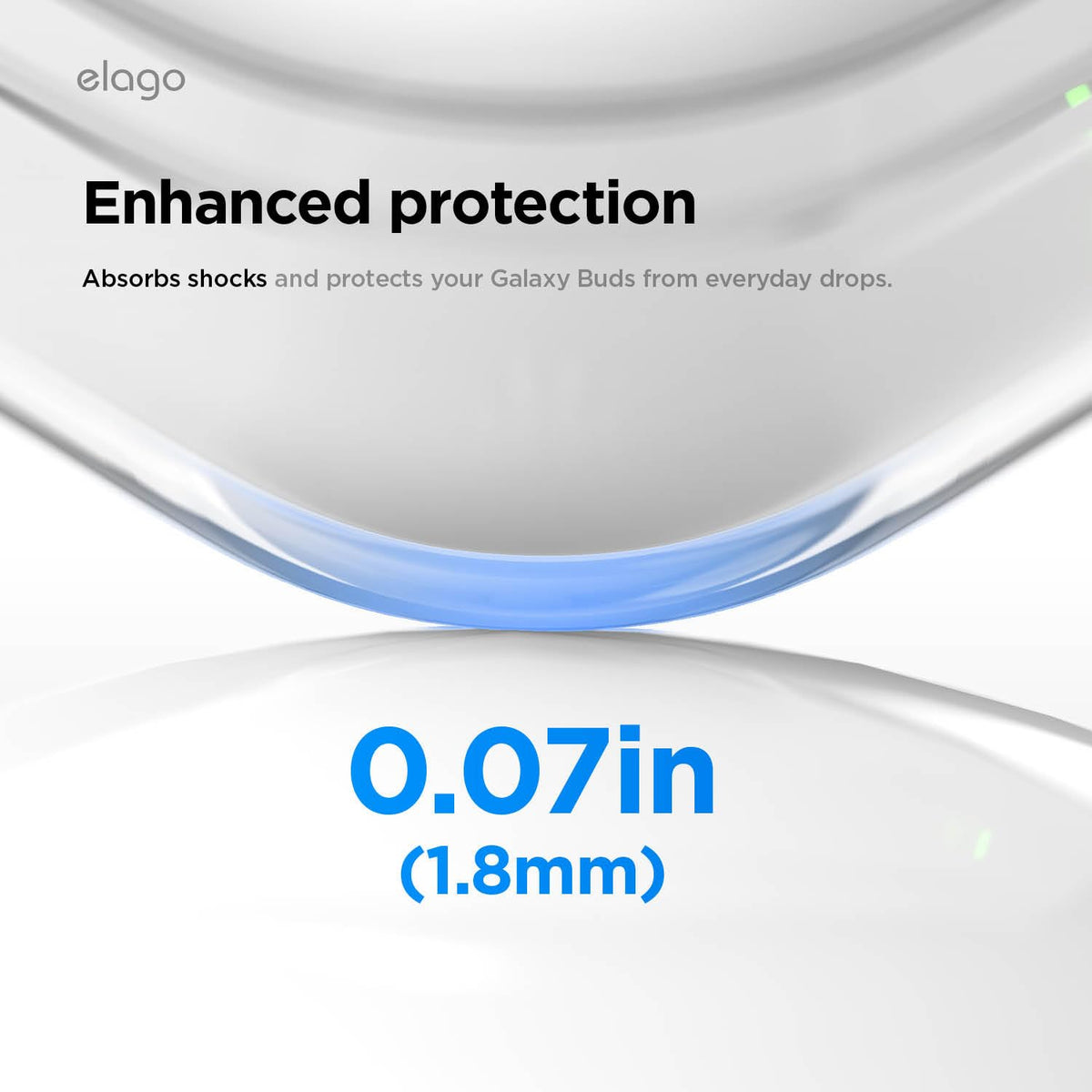 Elago Buds 4 Pro case hidden clip keeps the case secured to the charging case.