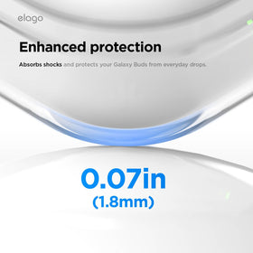 Elago Buds 4 Pro case hidden clip keeps the case secured to the charging case.
