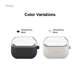 elago Buds 3 Pro Duo Case two-tone design with comfortable grip