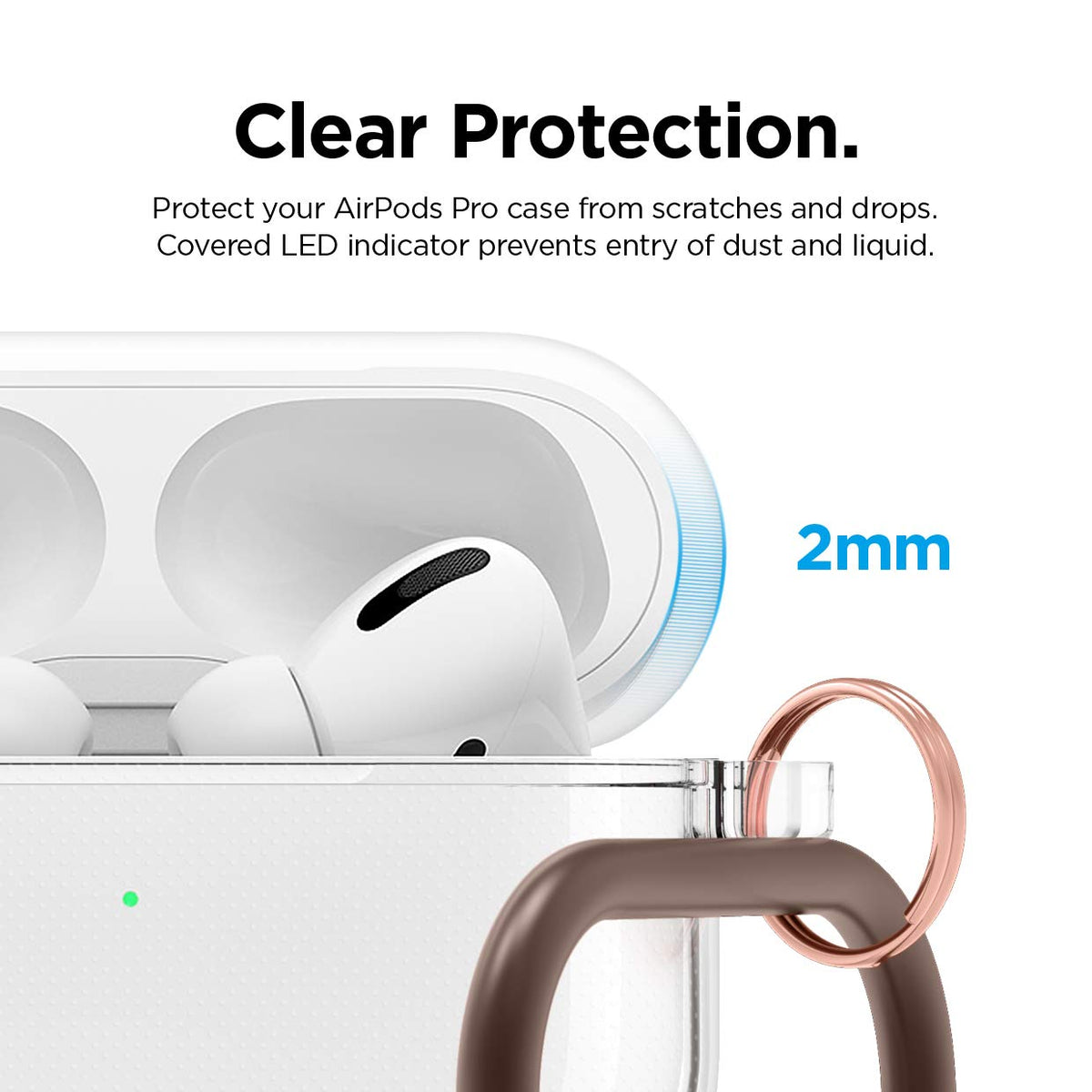 elago keychain attachment demonstrating easy carry and anti-loss