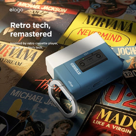 elago cassette close texture of soft-touch silicone for better grip