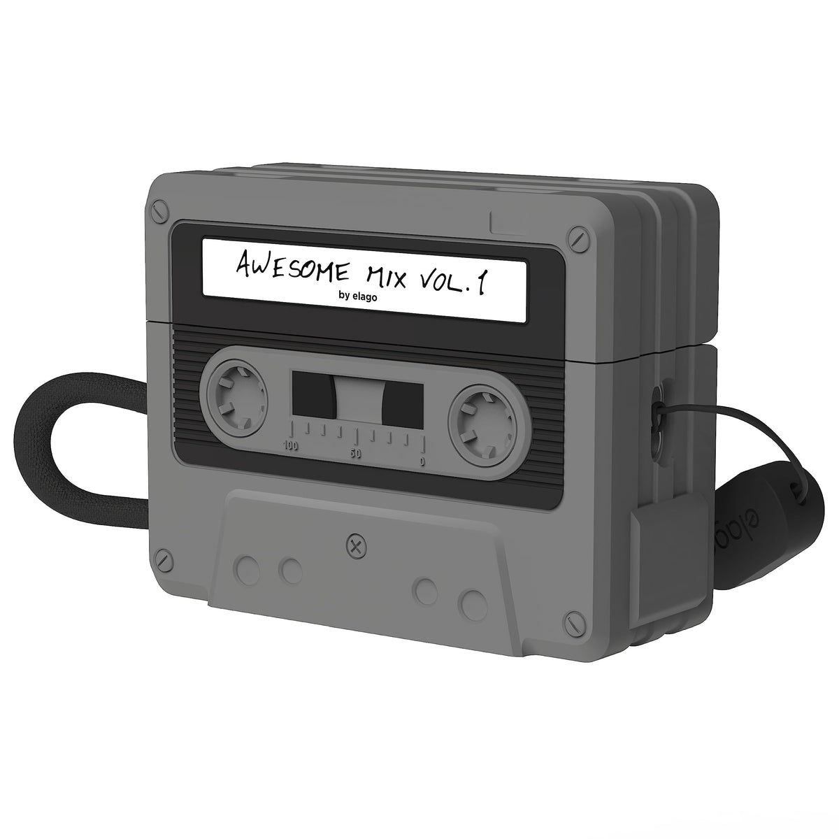 elago cassette front view showing retro look and full protection