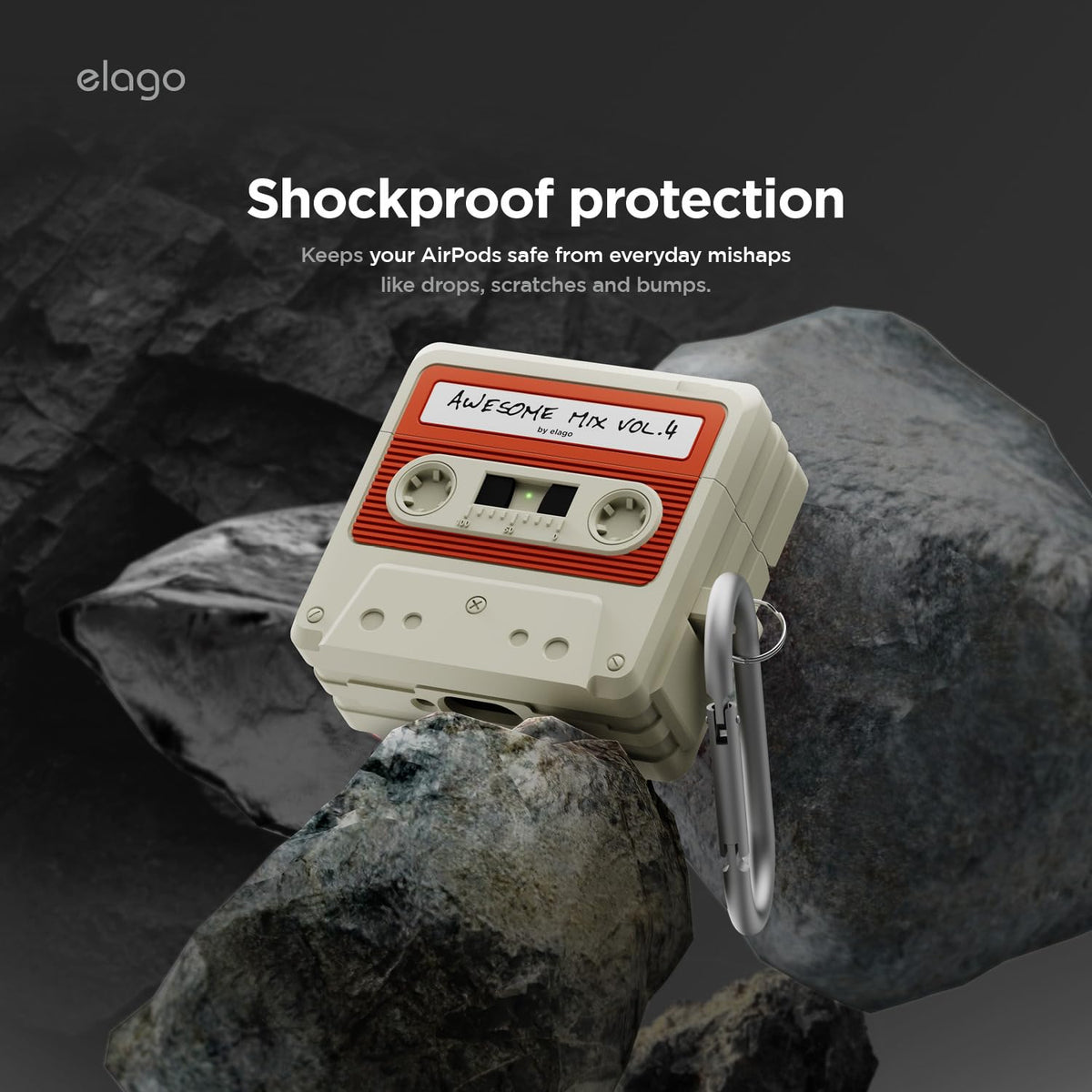 elago case beside keys showing compact scale and portability