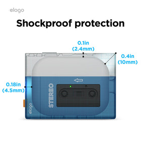 elago Shockproof silicone material absorbs drops and daily bumps