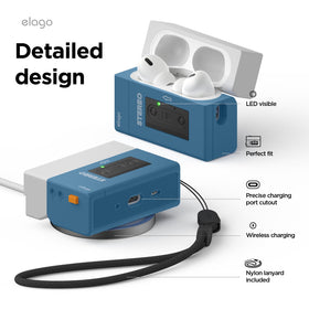 elago Cassette Case with lanyard attached for hands-free use