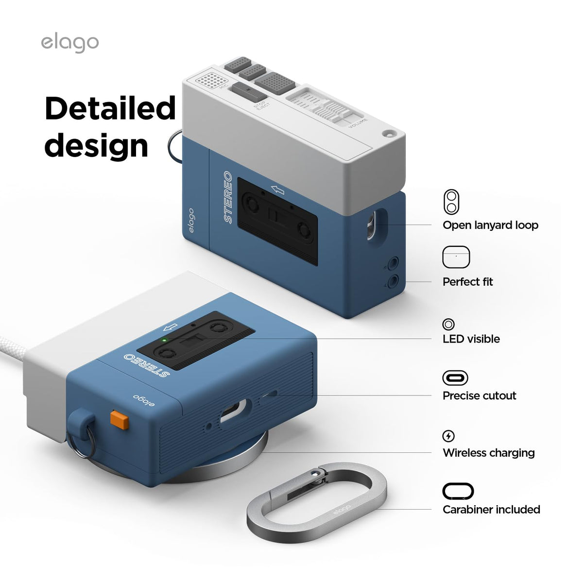 elago cassette on wireless charger proving charging compatibility
