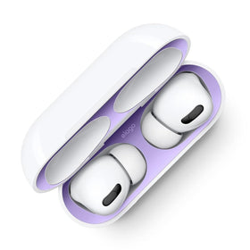 elago front packaging showing purple dust guard protecting interior