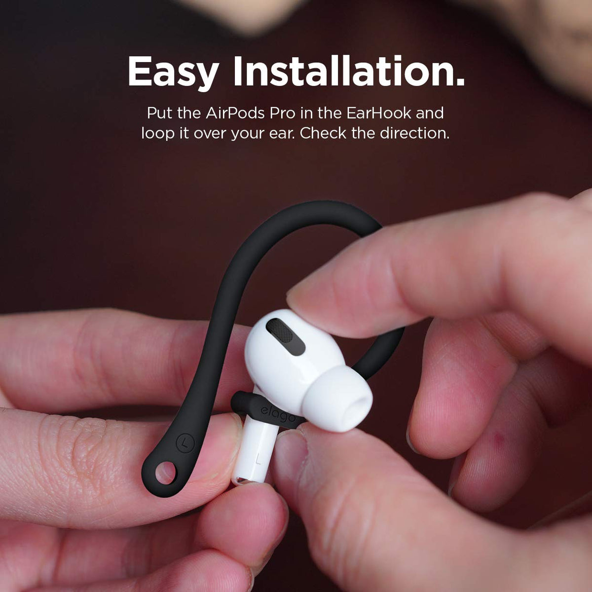 elago Ear Hooks ergonomic design enhances comfort and secure fit