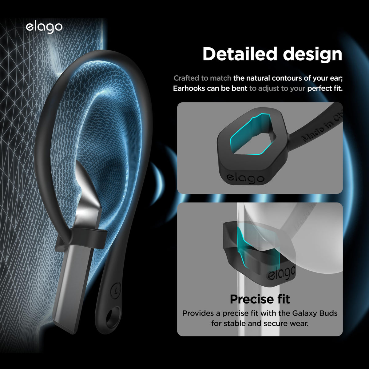 elago hooks beside ruler showing size and scale benefit informed purchase decision