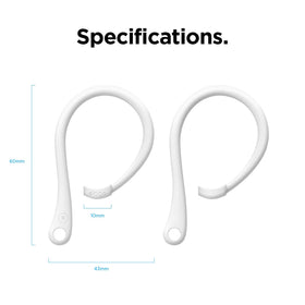Elago EarHooks white variant matching AirPods Pro aesthetic
