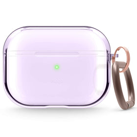 elago front view of lavender case showing clean profile and protection