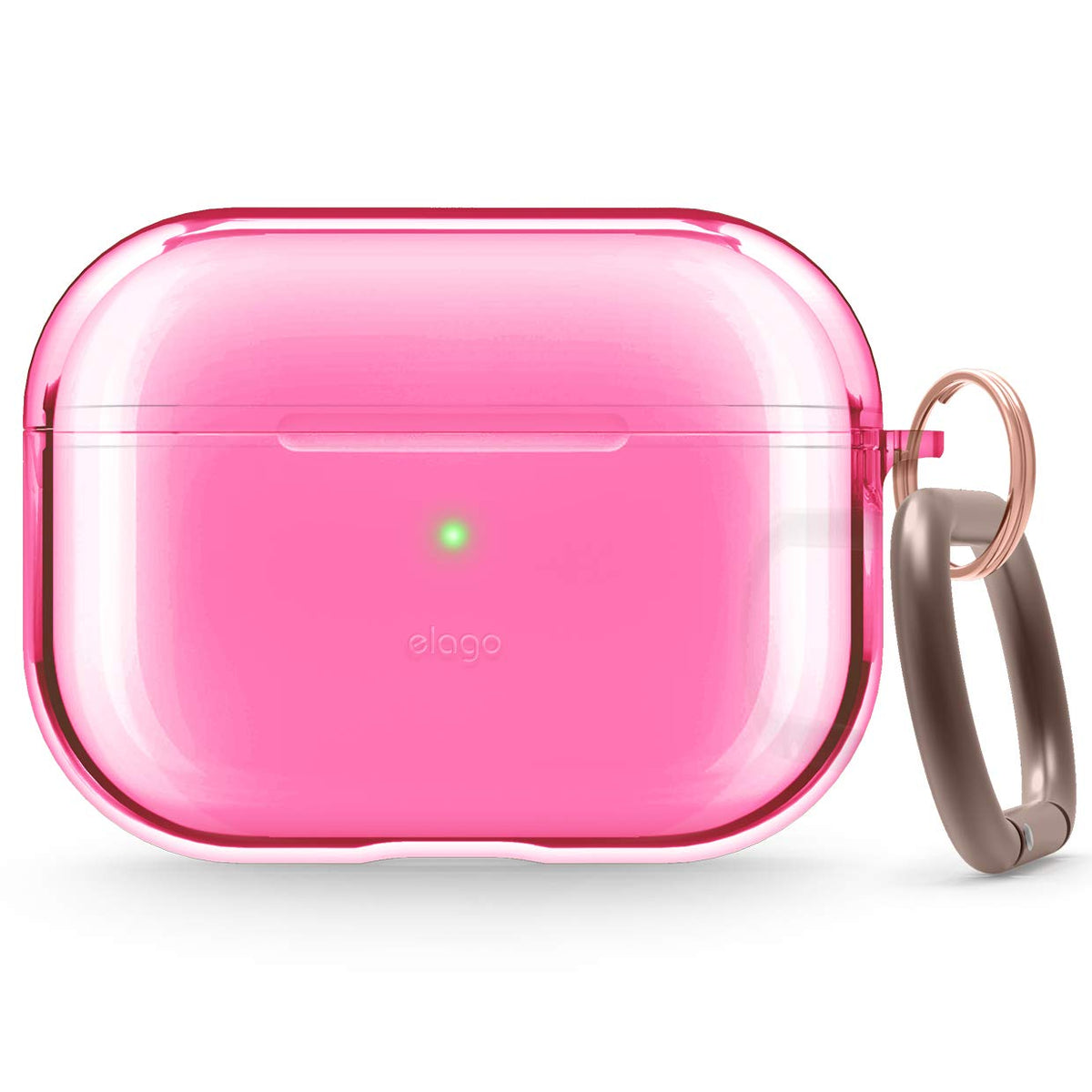 elago neon hot pink case front view shows bright protection and fit