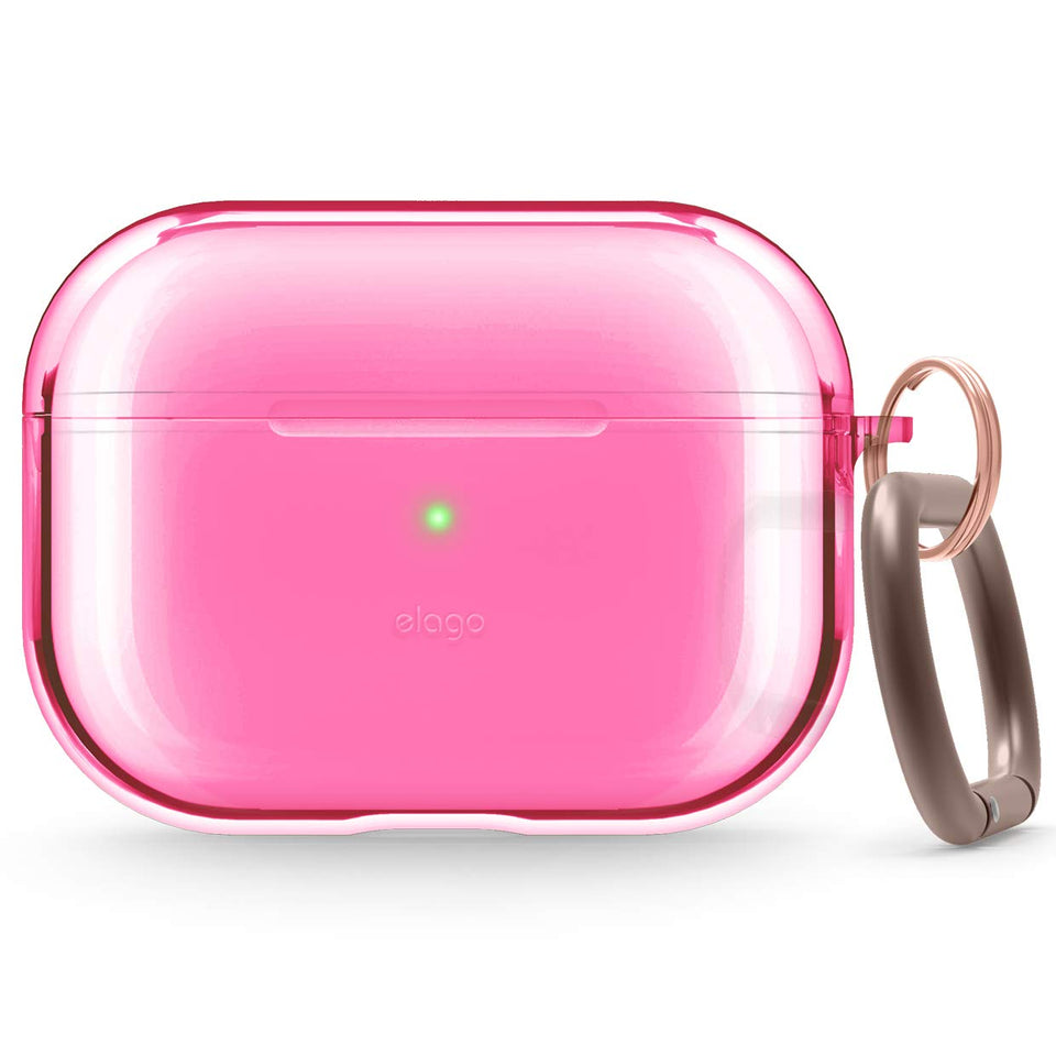 elago neon hot pink case front view shows bright protection and fit
