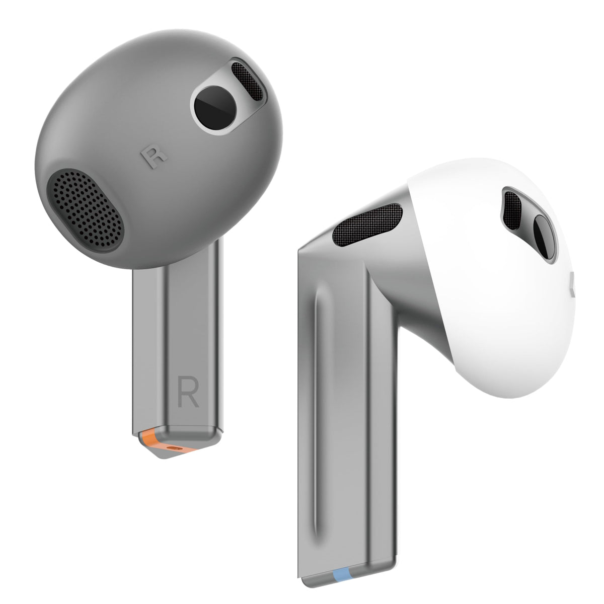 Elago Galaxy Buds 3 ear tips cover dark gray with anti-slip grip.