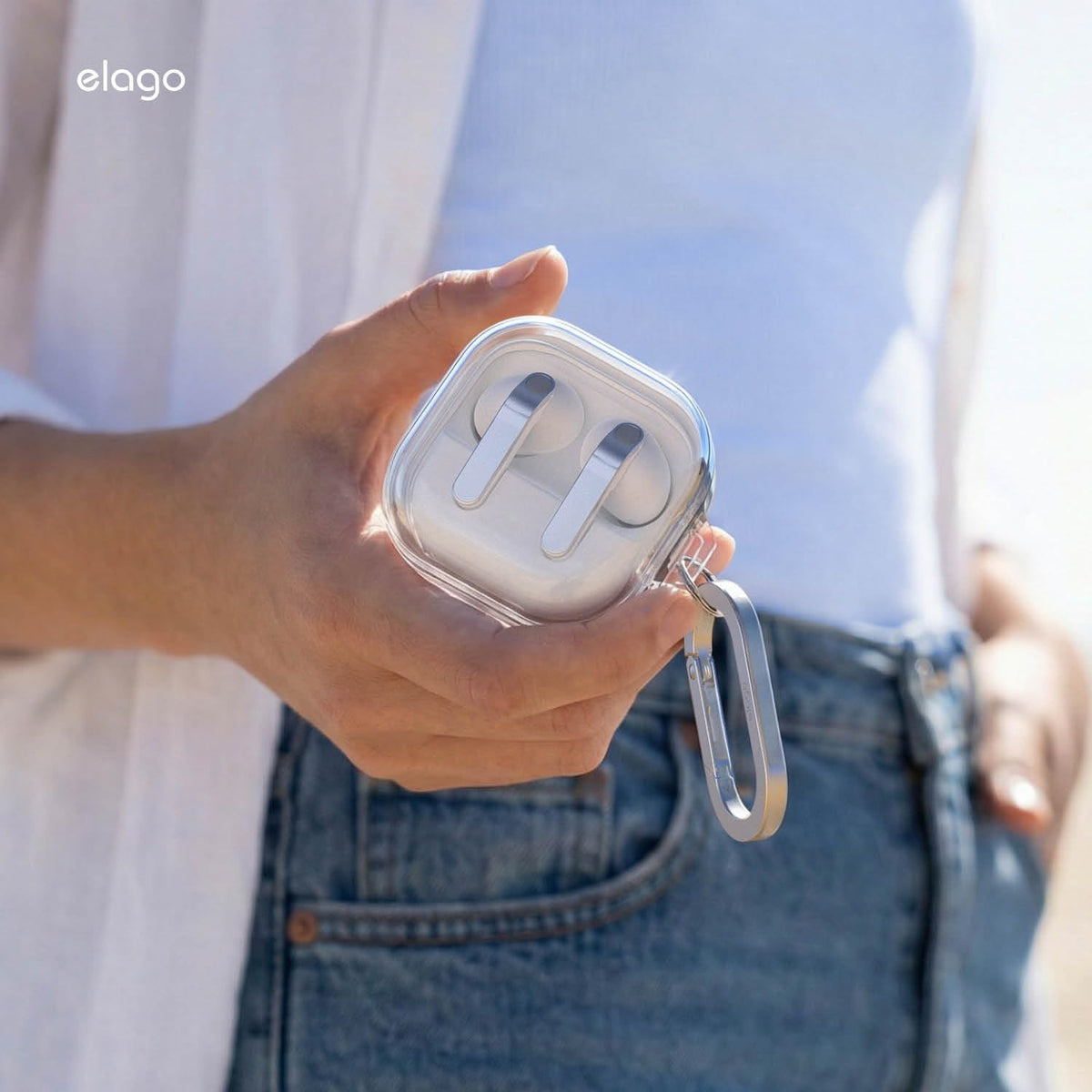 Elago Galaxy Buds 4 Pro case ready for daily use and travel.