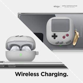 elago GB5 next to credit card showing compact size and pocket-friendly design