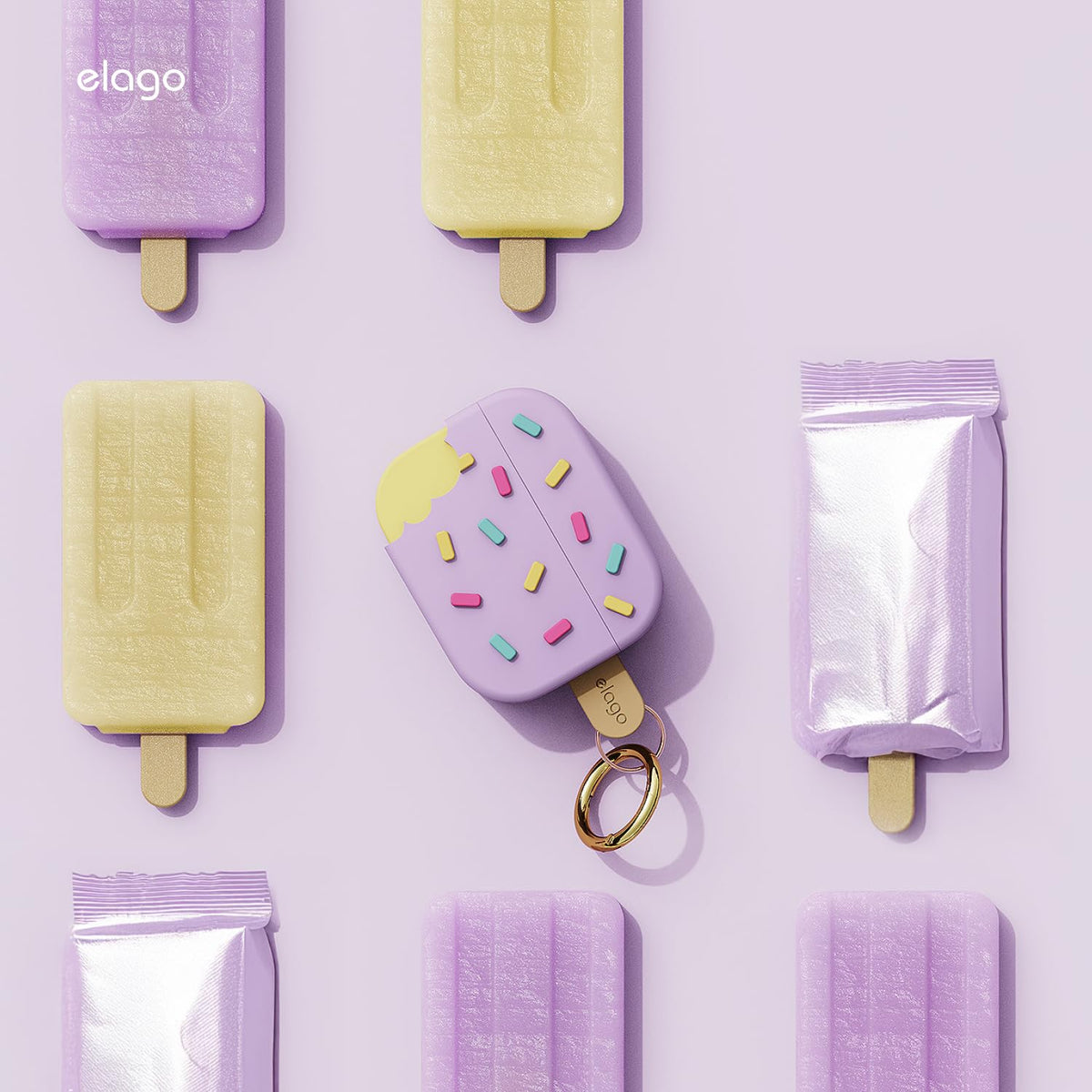 elago Ice Cream Case in a bag pocket lifestyle shot showing everyday carry convenience