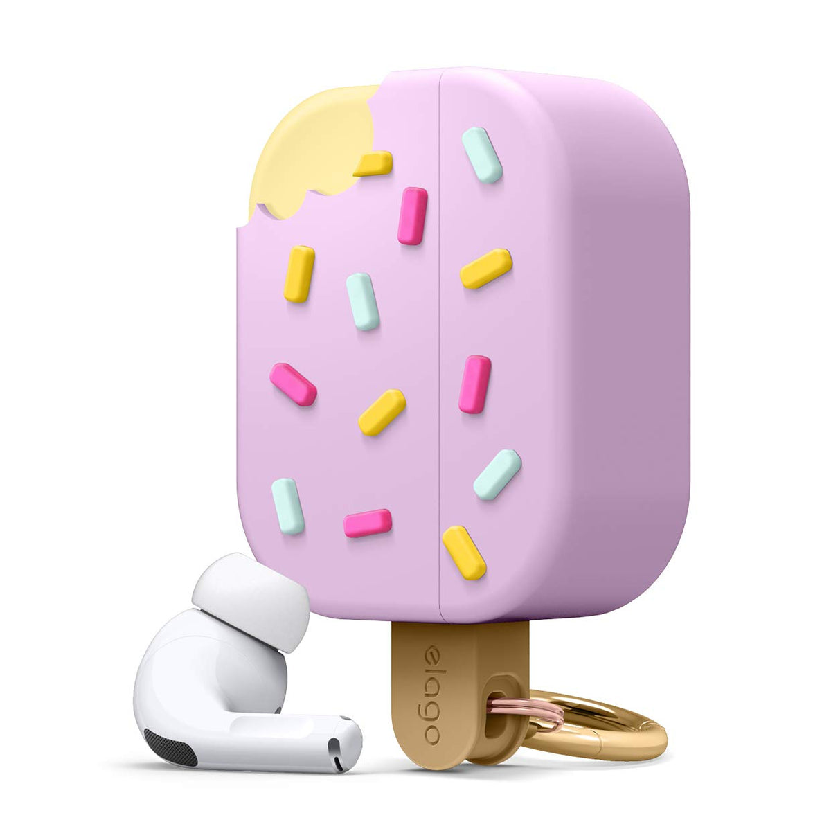 elago blueberry front view showing playful ice cream shape and daily protection