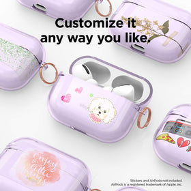 elago lifestyle image of hand holding lavender case for portability